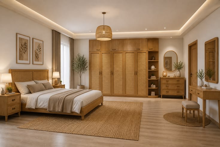 غرفه نوم ماستر بوهو _ Boho master bedroom